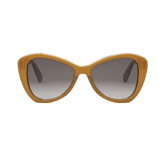 NEW CELINE SUNGLASSES CL40270U 47F WOMEN ORANGE CAT EYE CL 40270U 47F - Picture 1 of 3
